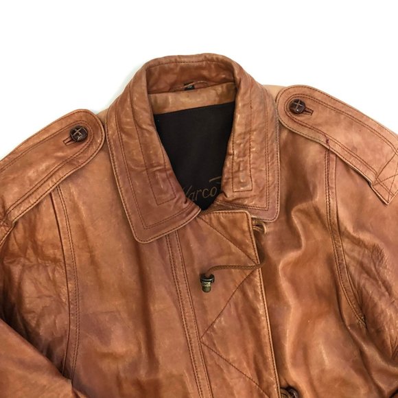 MarcoPecci Genuine Leather Men's Jacket Size 40 - Picture 3 of 3